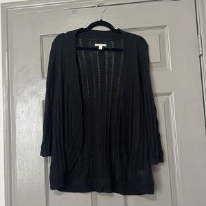 Black cardigan